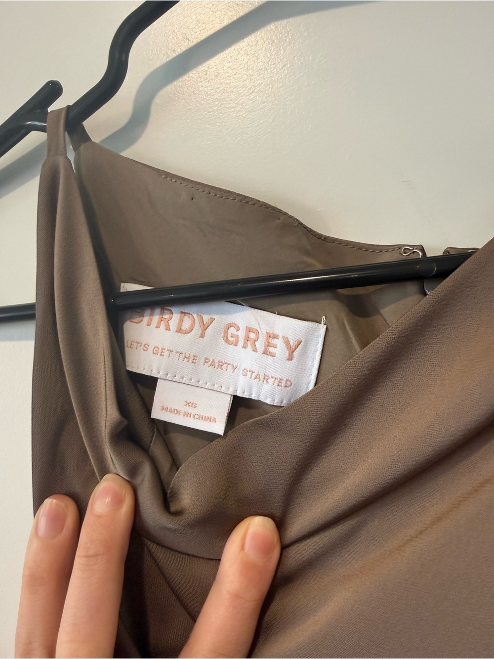 Birdy Grey Bridesmaid Dress in Mocha - Picture 3 of 6